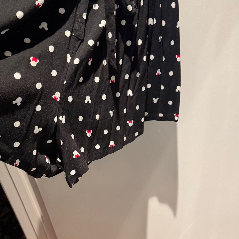 Women's Black Polka Dot Tie-Waist Romper - Picture 5 of 9